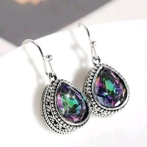 ✨3 FOR $28✨🆕  MYSTIC TOPAZ WATERDROP EARRINGS